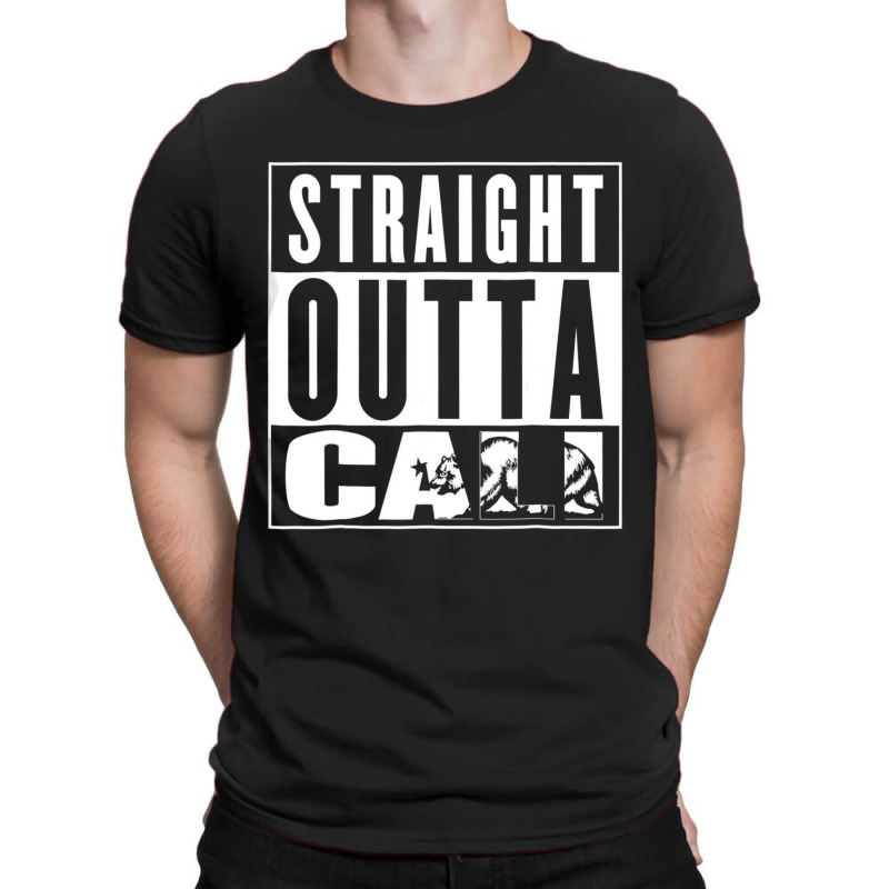 California Republic T Shirt Straight Outta Cali Sh T-shirt | Artistshot