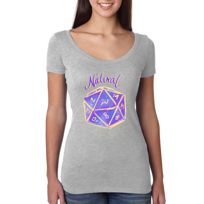 D&d Dice (purple) Women's Triblend Scoop T-shirt | Artistshot