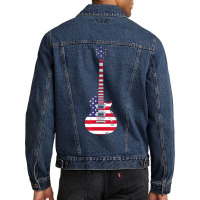 Cool Guitar For Men Women Musician Electric Guitar Men Denim Jacket | Artistshot