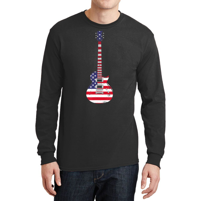 Cool Guitar For Men Women Musician Electric Guitar Long Sleeve Shirts by chomibe | Artistshot