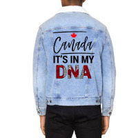 Canada It's In My Dna For Light Unisex Sherpa-lined Denim Jacket | Artistshot