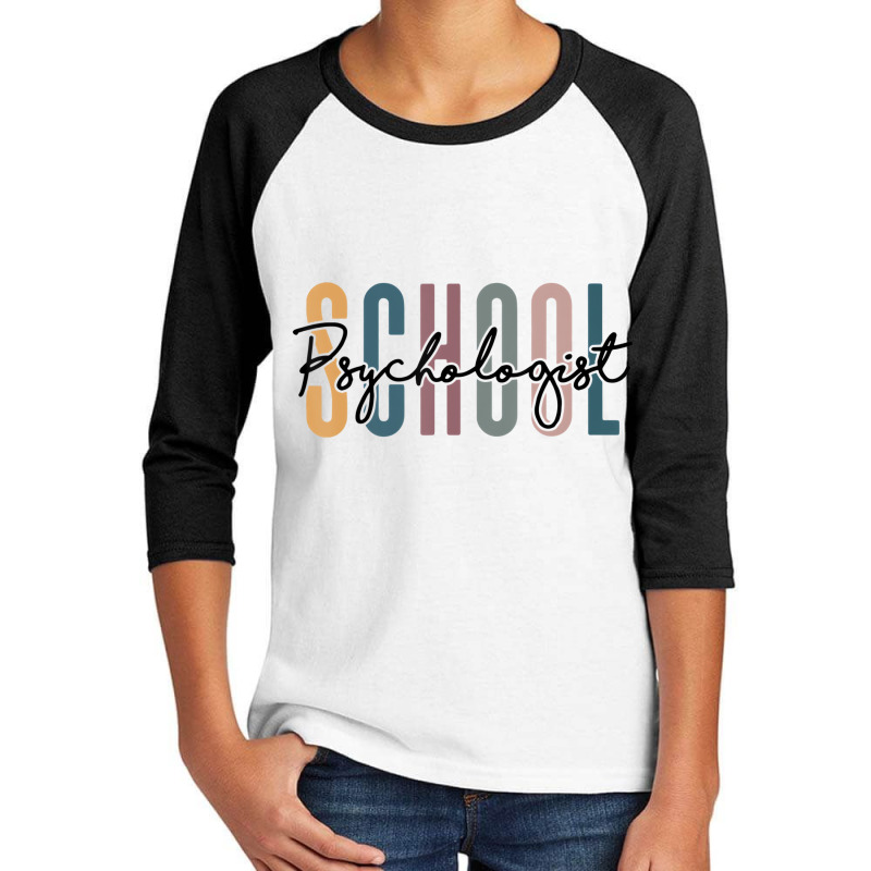 School Psychologist Rainbow Psychology Teahcher Gi Youth 3/4 Sleeve by ewubea | Artistshot