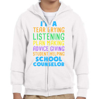 School Counselor School Psychologist Students Gift Youth Zipper Hoodie | Artistshot