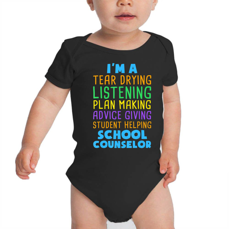 School Counselor School Psychologist Students Gift Baby Bodysuit by gabuya | Artistshot