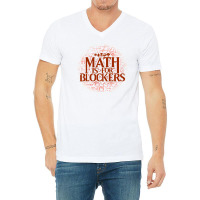 Math Is For Blockers   Mountain Edition V-neck Tee | Artistshot