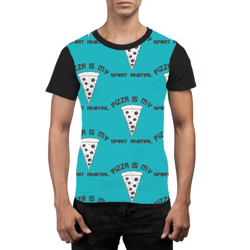 Pizza Is My Spirit Animal Graphic T-shirt | Artistshot