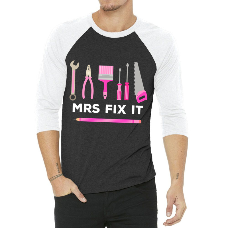 Mrs Fix It Handy Women T Shirt 3/4 Sleeve Shirt by bettincam | Artistshot