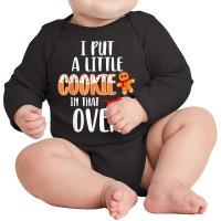 Funny Matching Couple Christmas Pregnancy Announce Long Sleeve Baby Bodysuit | Artistshot