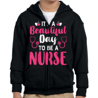 Funny Saying Nurse Shirt Nursing Healthcare Rn Cna Youth Zipper Hoodie | Artistshot