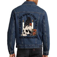 Dnd Necromancer Men Denim Jacket | Artistshot