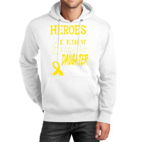 My Daughter Is A Hero Childhood Cancer Awareness T Unisex Hoodie | Artistshot