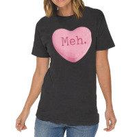 Funny Single Ladies Valentines Day Candy Heart T S Vintage T-shirt | Artistshot