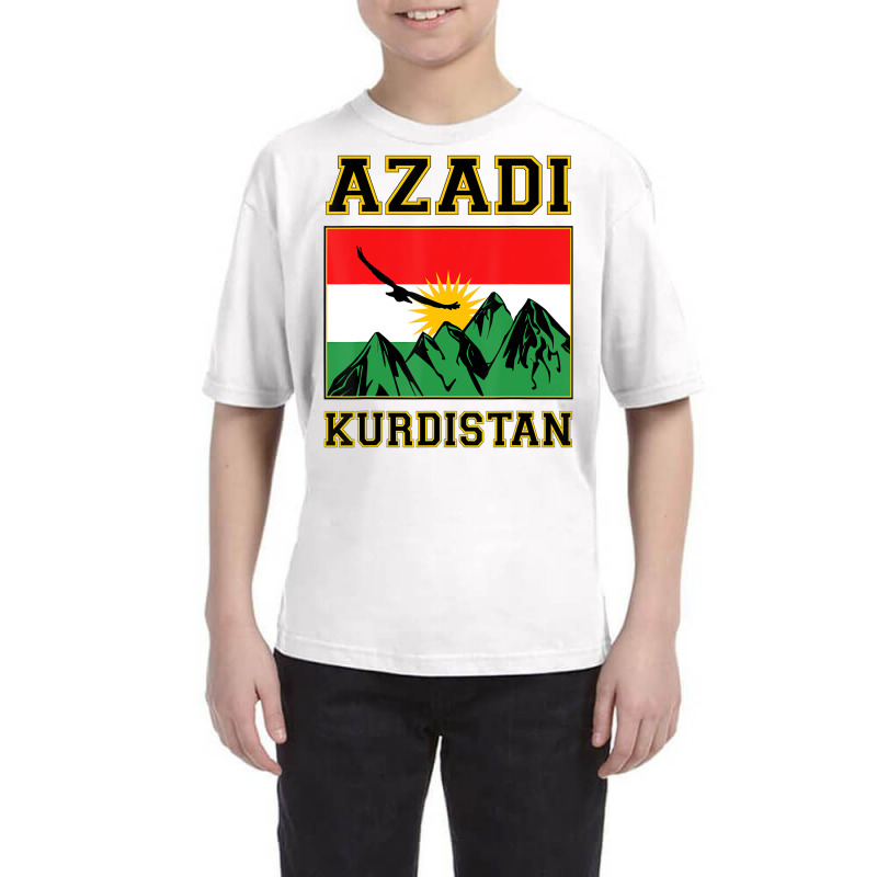 Azadi Kurdistan, Kurdish Flag Shirt, Kurdistan T S Youth Tee by ravand | Artistshot