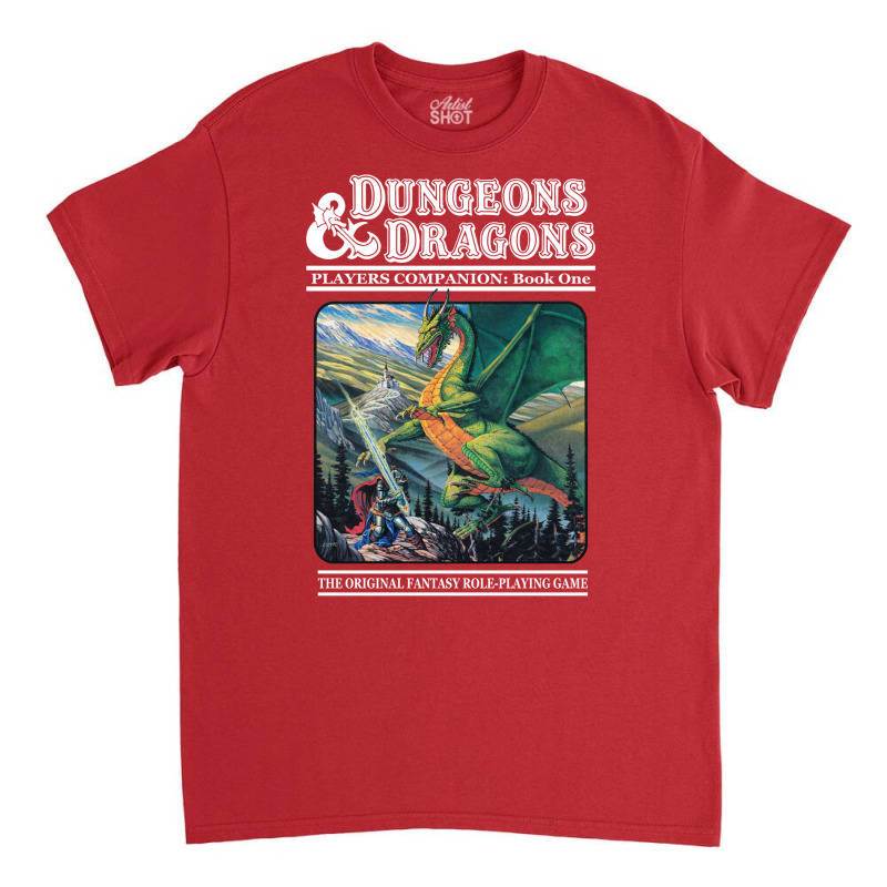 Dungeons & Dragons Games   Players Companion Book Classic T-shirt by amadionellia | Artistshot