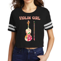 Funny Violin Stringed Musical Instrument   Violin Scorecard Crop Tee | Artistshot