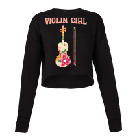 Funny Violin Stringed Musical Instrument   Violin Cropped Sweater | Artistshot