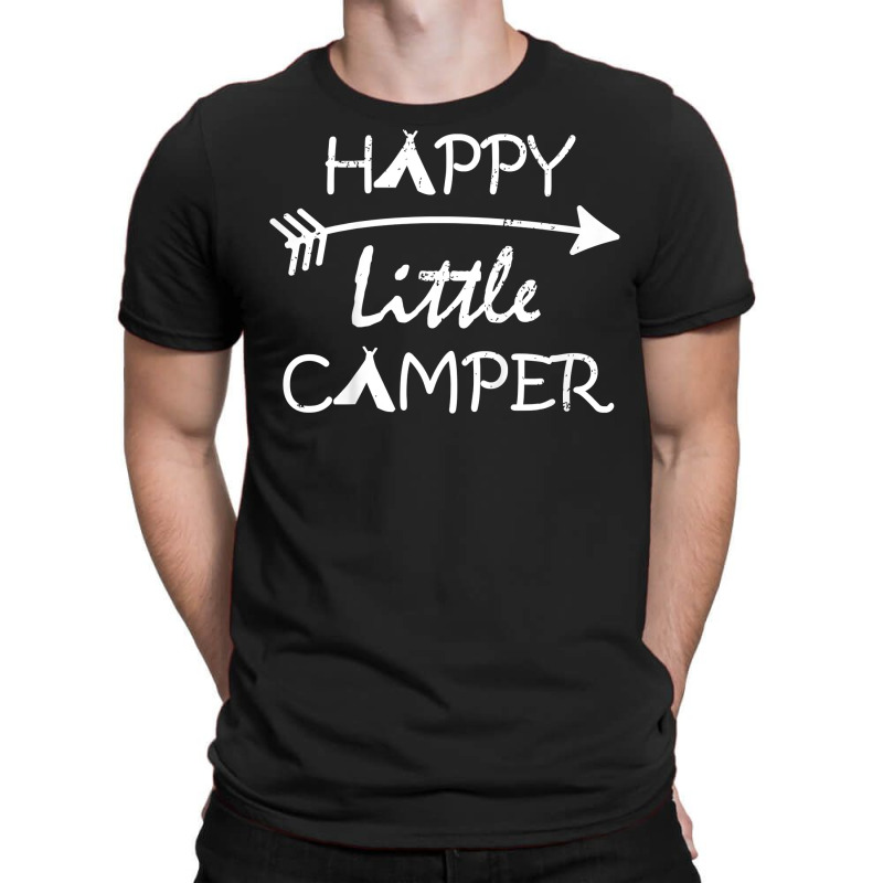 Kids Happy Little Camper T Shirt Camping Gift Shir T-shirt | Artistshot