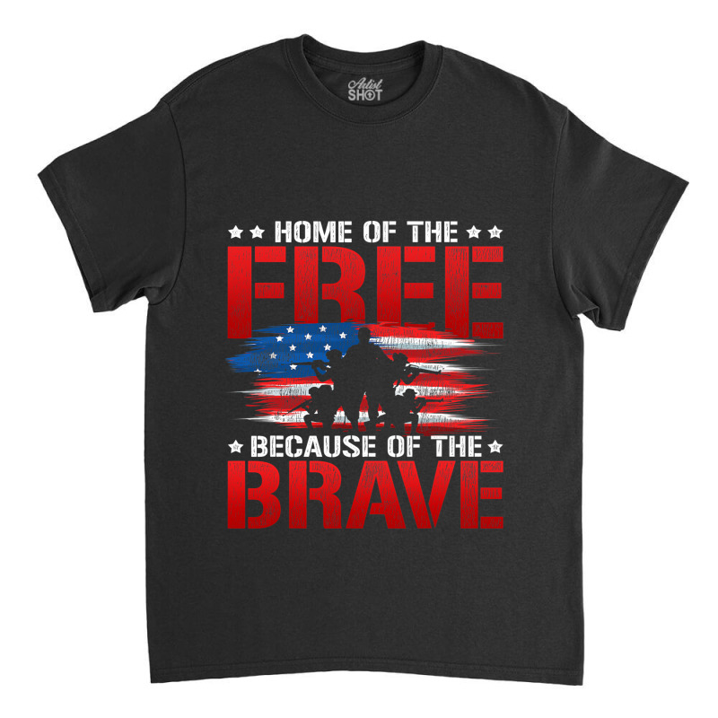 Mens Us Flag Patriotic Soldier Freedom Liberty Arm Classic T-shirt | Artistshot