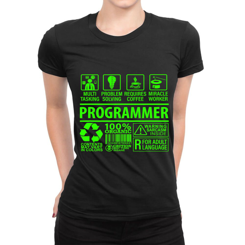 Funny Software Developer Definition Composition Te Ladies Fitted T-Shirt by JESSICAMARTINA | Artistshot