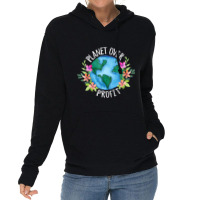 Planet Over Profit Save The Earth Campaign Awarene Lightweight Hoodie | Artistshot