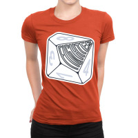 Fighter Hit Dice (silver) Ladies Fitted T-shirt | Artistshot