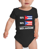 Cuban Puerto Rican Flag Cuba Puerto Rico T Shirt Baby Bodysuit | Artistshot