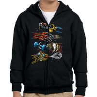 Homies Club Youth Zipper Hoodie | Artistshot