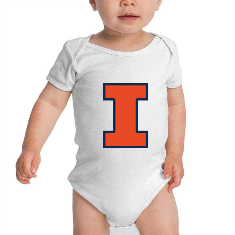 Illinois Fighting Illini, University Of Illinois, Uiuc, Geari Baby Bodysuit by graysonnicholas9 | Artistshot