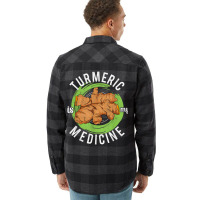 Turmeric Is My Medicine Herbal Herbalist Day Herba Flannel Shirt | Artistshot