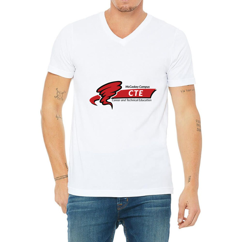 Career & Technology Education Campus School V-neck Tee | Artistshot