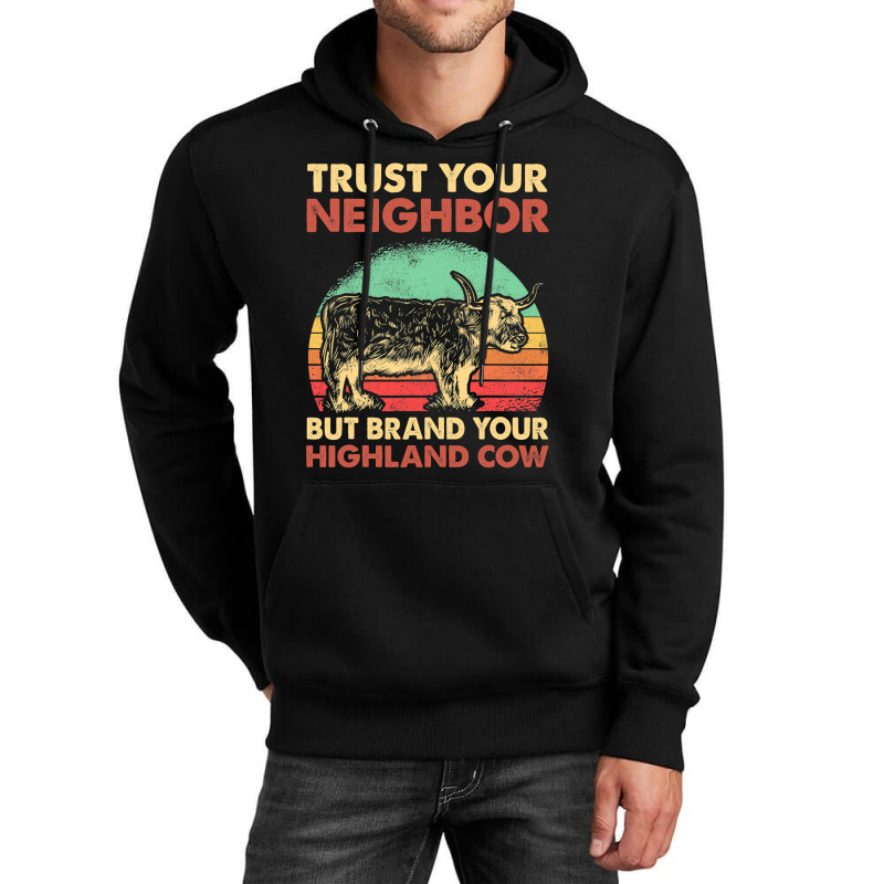 Highland Cattle Breeder Hairy Cow Farmer Highland  Unisex Hoodie | Artistshot