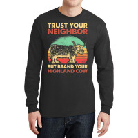 Highland Cattle Breeder Hairy Cow Farmer Highland  Long Sleeve Shirts | Artistshot