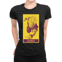 Goku Ladies Fitted T-shirt | Artistshot