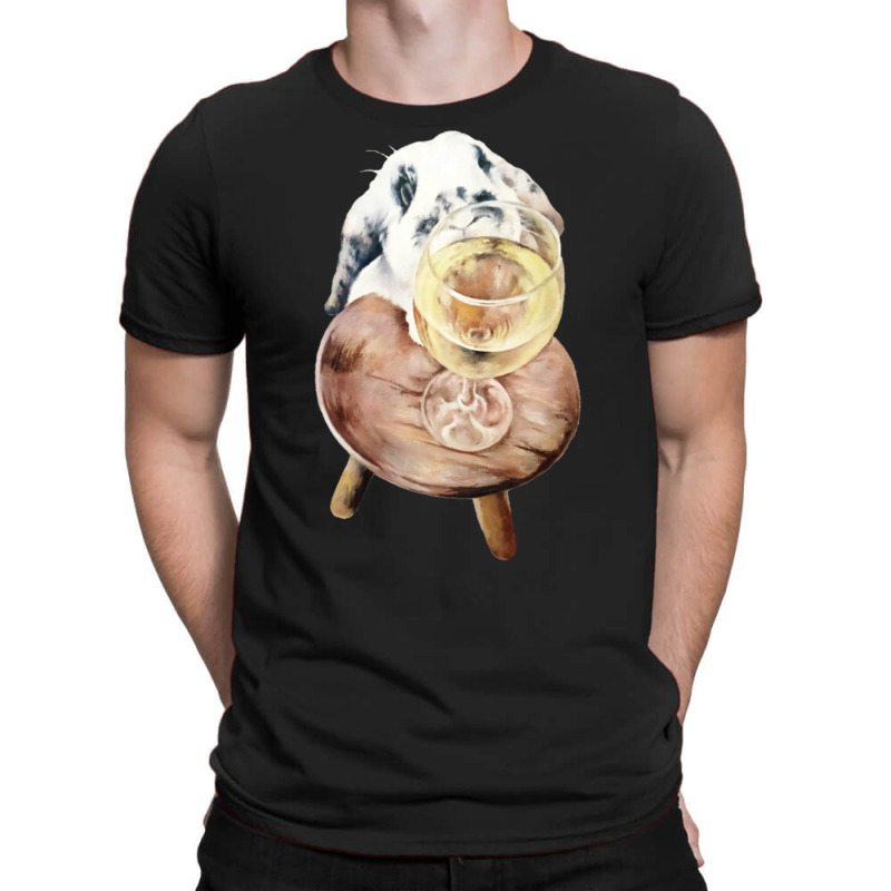 Bunny T Shirtall A Girl Needs Is Bunny And Wine! T-shirt | Artistshot