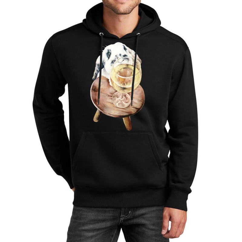 Bunny T Shirtall A Girl Needs Is Bunny And Wine! Unisex Hoodie | Artistshot