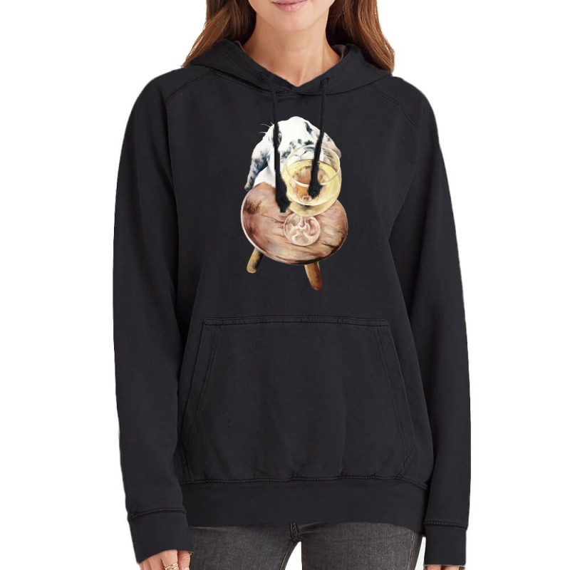 Bunny T Shirtall A Girl Needs Is Bunny And Wine! Vintage Hoodie | Artistshot