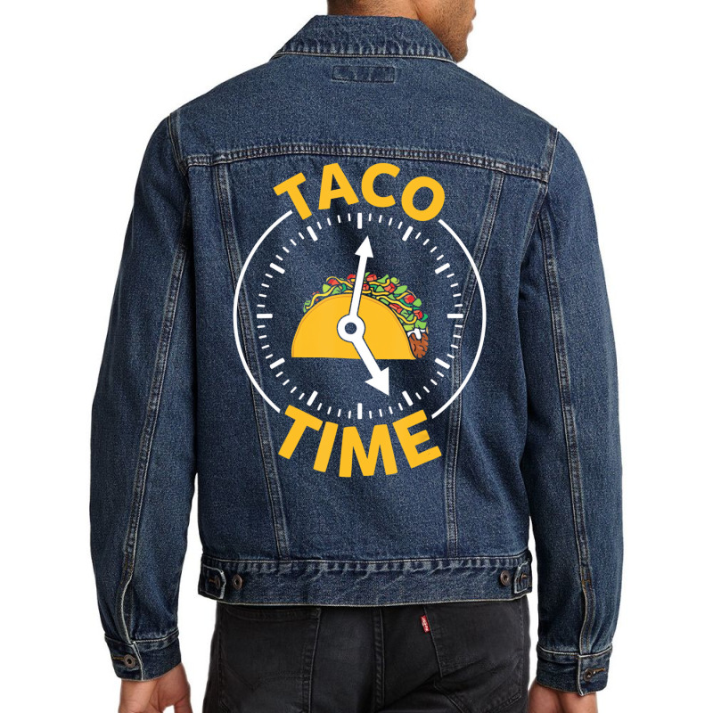 Taco Time Shirt Cinco De Mayo Men Women Kids Boys Men Denim Jacket by ewubea | Artistshot