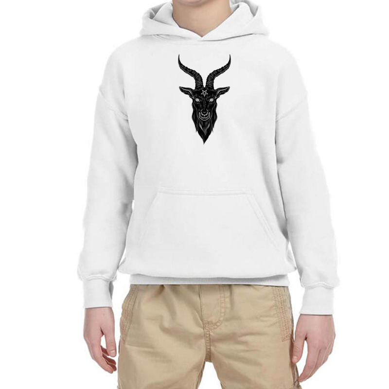 Devil, Satanic, Witch, Goat, Pentagram, Witchcraft Youth Hoodie by Torresde | Artistshot