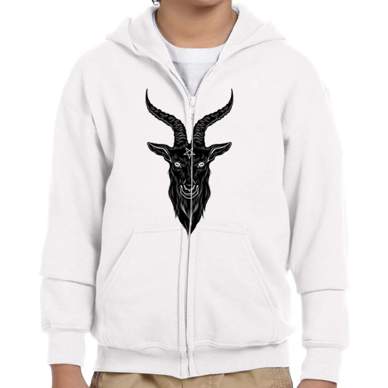 Devil, Satanic, Witch, Goat, Pentagram, Witchcraft Youth Zipper Hoodie by Torresde | Artistshot