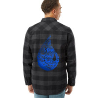 Mtg Blue Mana  Magic The Gathering Draw Sticker Flannel Shirt | Artistshot