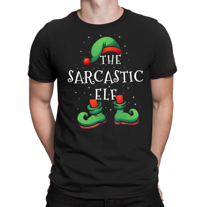 Sarcastic Elf Family Matching Christmas Gift Costu T-shirt | Artistshot