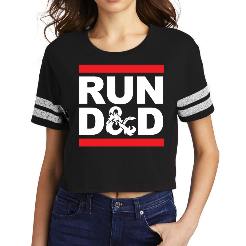 Run D&d Scorecard Crop Tee by lapebiehle | Artistshot