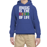 Music Is The Beat Of Life Novelty Gifts Youth Hoodie | Artistshot