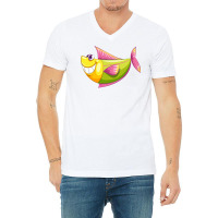 Cartoon Sea Animal V-neck Tee | Artistshot