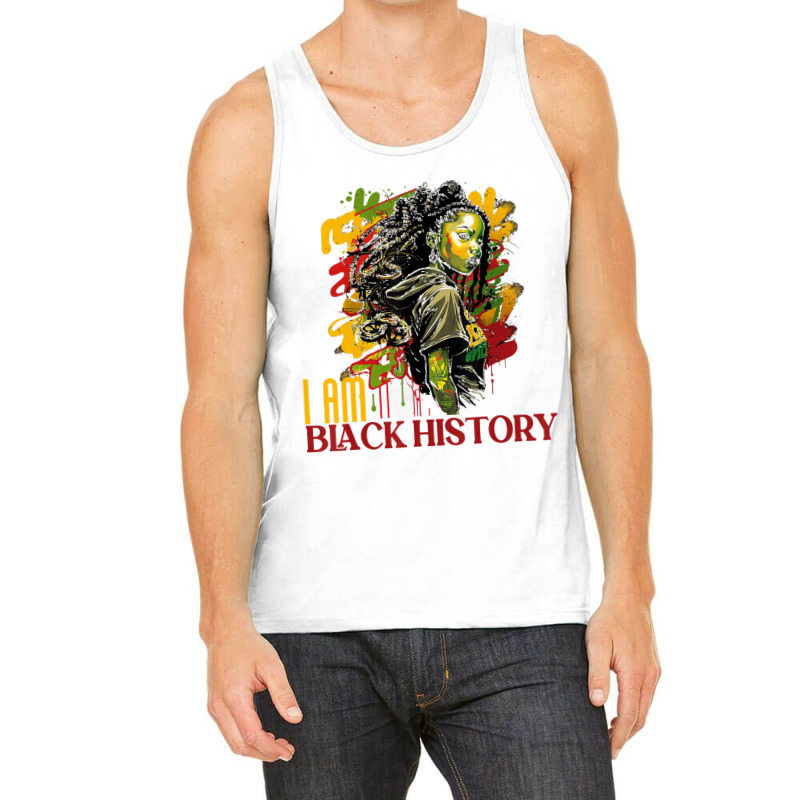 I Am Black History Month Strong And Confident 1st Tank Top by mogakino | Artistshot