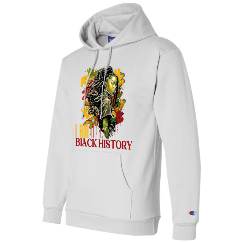 I Am Black History Month Strong And Confident 1st Champion Hoodie by mogakino | Artistshot