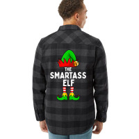 The Smartass Elf Funny Christmas Matching Family T Flannel Shirt | Artistshot