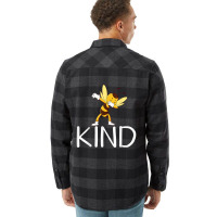 Be Kind Bee Dabbing Kindness For Men Women Kid Boy Flannel Shirt | Artistshot