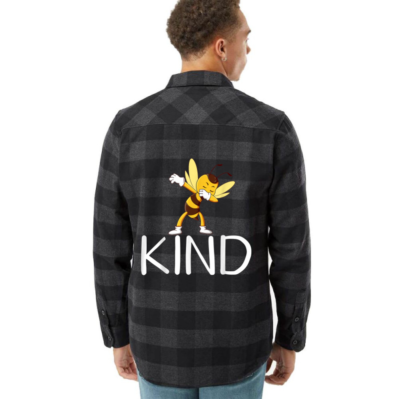 Be Kind Bee Dabbing Kindness For Men Women Kid Boy Flannel Shirt | Artistshot