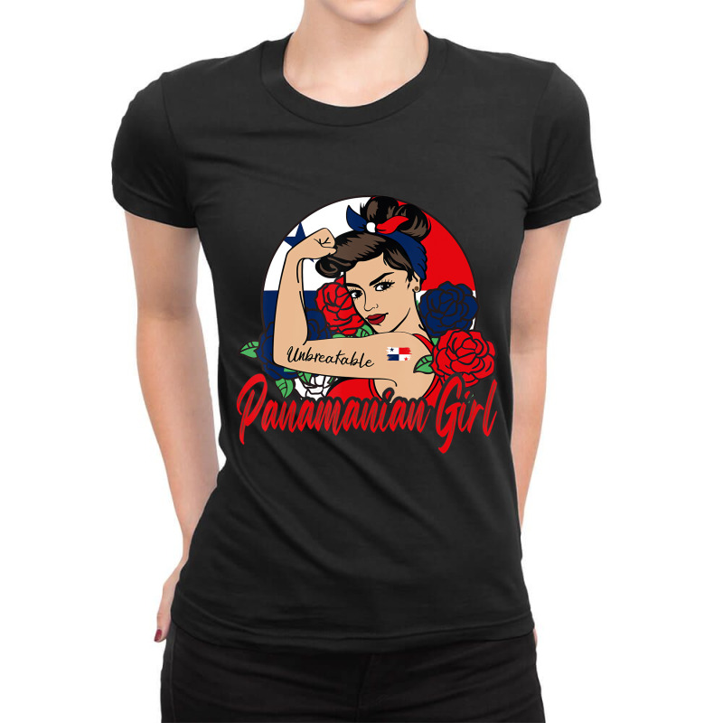 Panamanian Girl Panama Mujer PanamameÃ±a Flag T Ladies Fitted T-Shirt by sudhirka | Artistshot